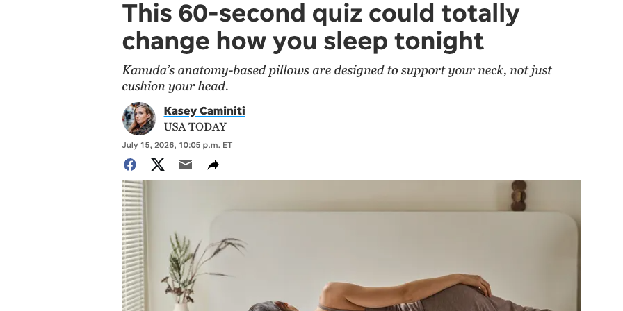 Kanuda Was Featured on USA TODAY — Here's What They Highlighted