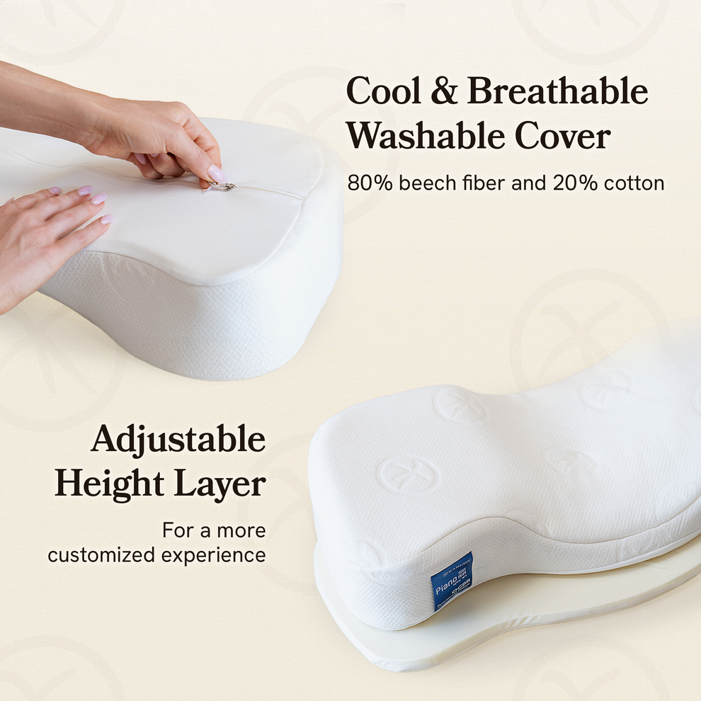 Kanuda USA | Piano Air Pillow | Cervical Spine & Shoulder Support