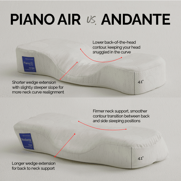 Piano Air Pillow : Most Versatile, For All - KANUDA USA